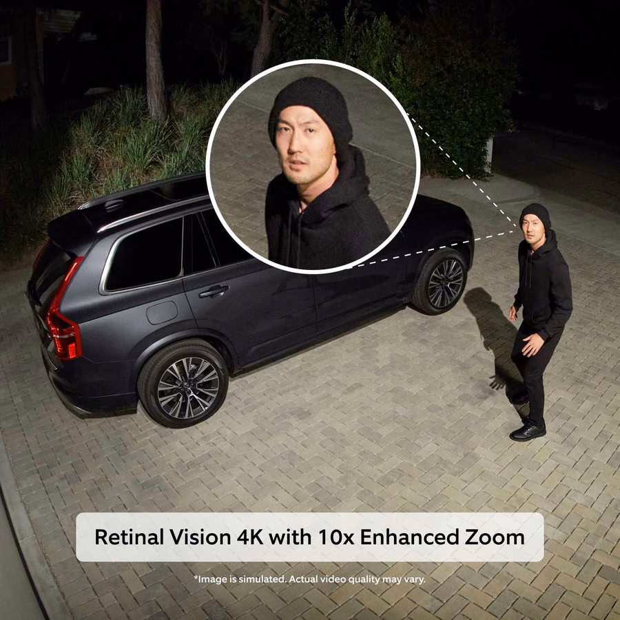 Floodlight Cam Pro(最新モデル)Retinal 4K搭載