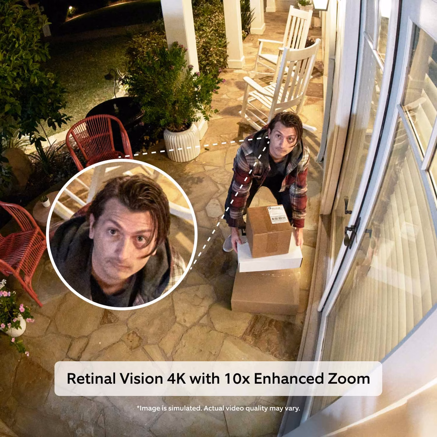 Outdoor Cam Pro - Retinal 4K を搭載